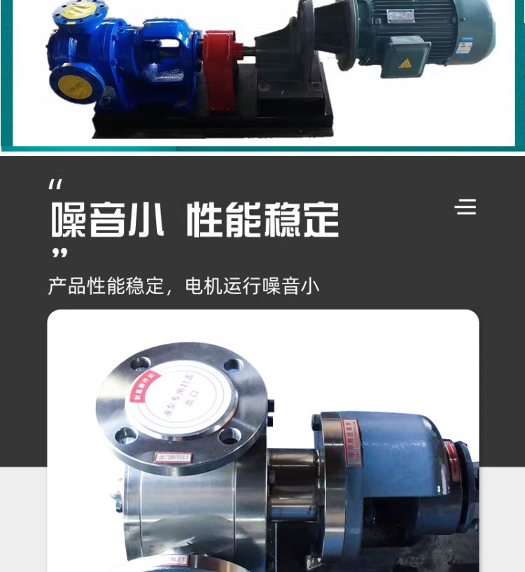 进口NYP保温型不锈钢齿轮泵_高粘度内啮合转子泵树脂乳胶稠油泵糖蜜泵(图5)