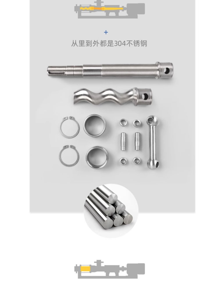 进口卫生级316不锈钢G型单螺杆泵G40-1食品输送泵变频调速自吸污泥泵(图10)