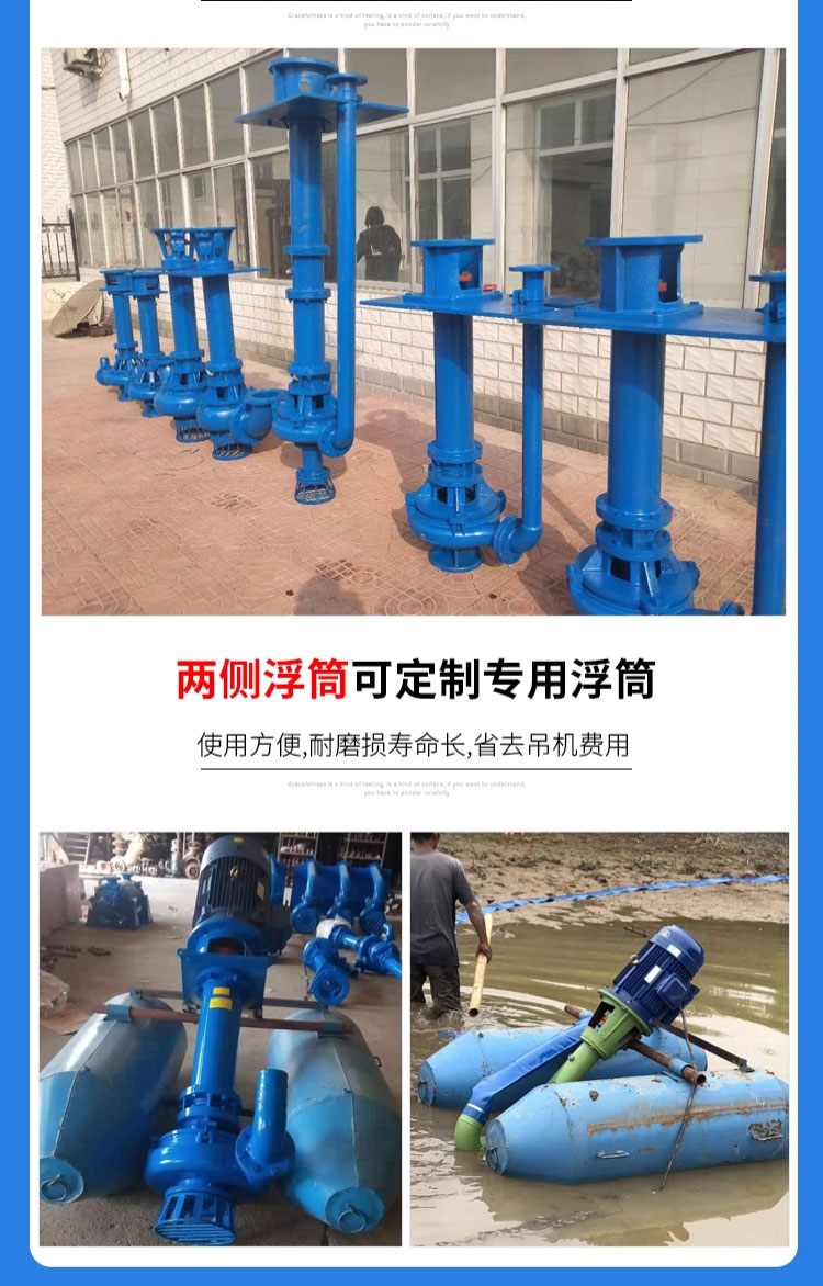进口立式抽沙泵吸砂泵河底液下渣浆泵泥浆泵潜水抽沙泵大流量排污水泵(图12)