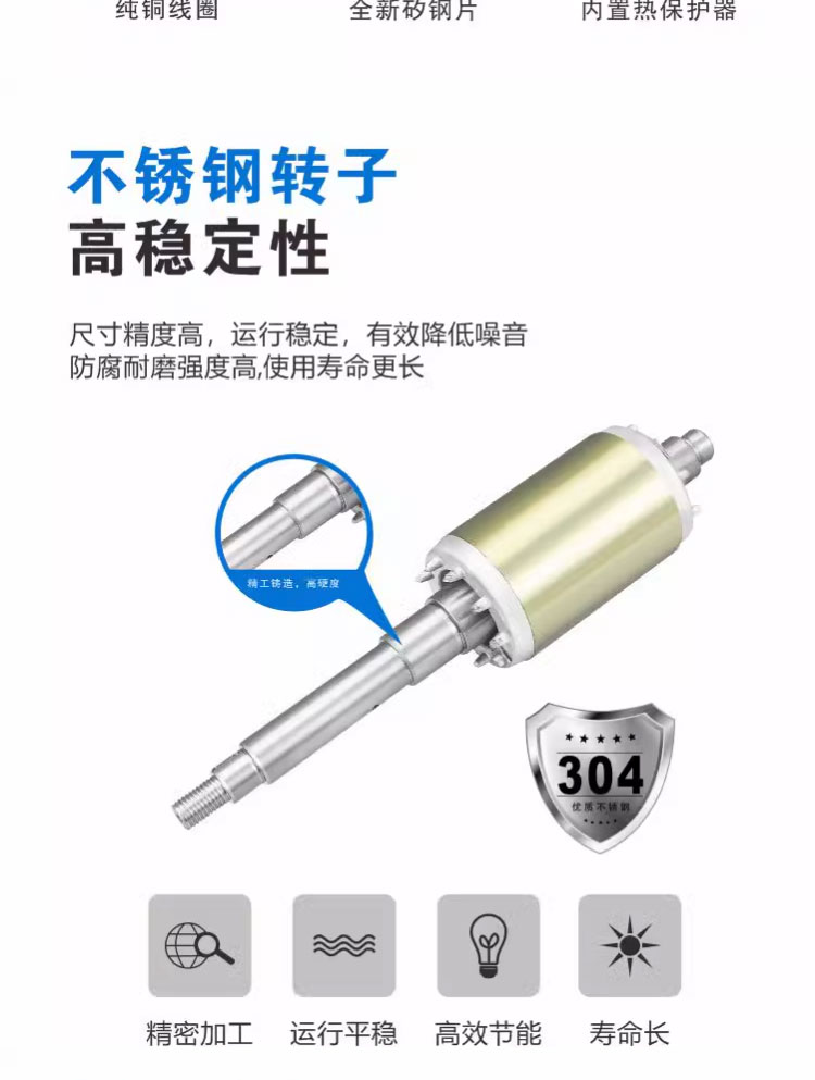 进口精铸304不锈钢污水泵国标法兰工业排污泵耐酸碱防腐蚀化工泵380V(图10)