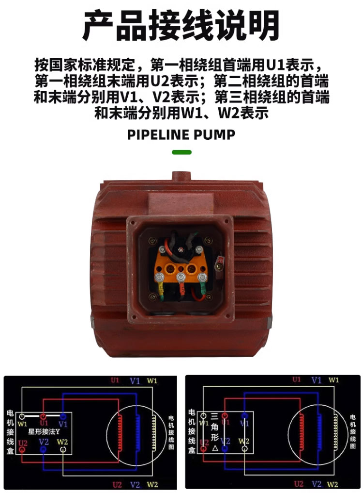 进口立式管道泵380v三相增压地暖锅炉暖气热水循环泵离心泵抽水泵(图22)
