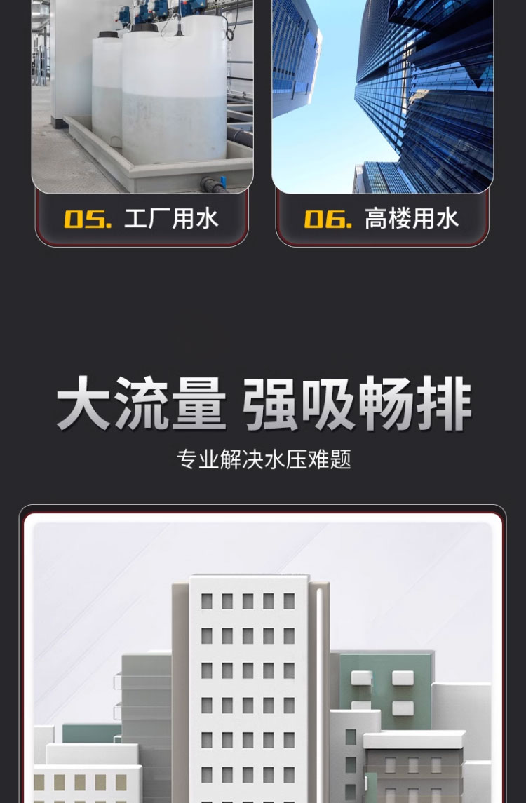 进口立式管道离心泵220V卧式增压泵冷热水循环泵锅炉耐高温管道泵(图13)