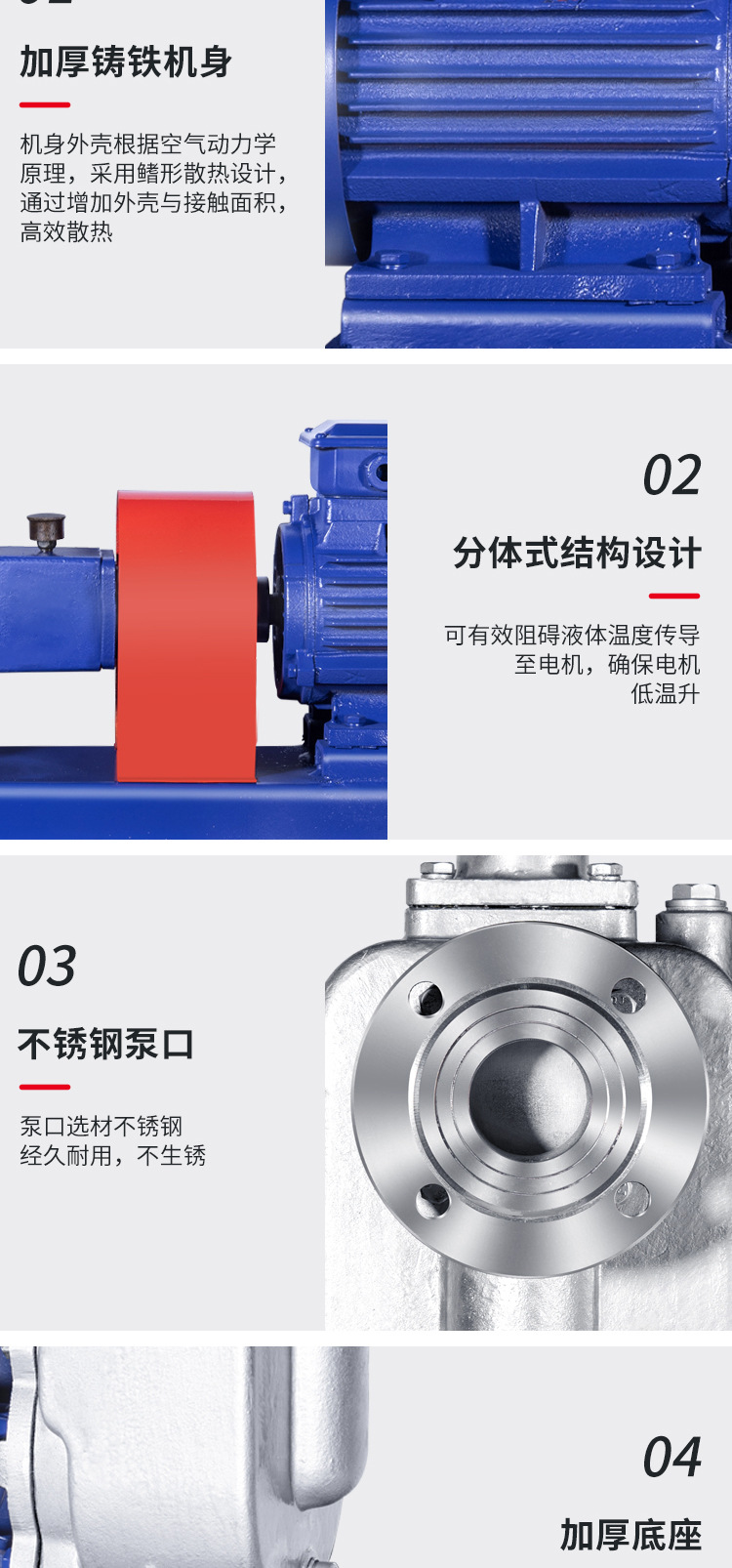 进口自吸式无堵塞排污泵不锈钢防爆大流量自吸式污水泵(图16)